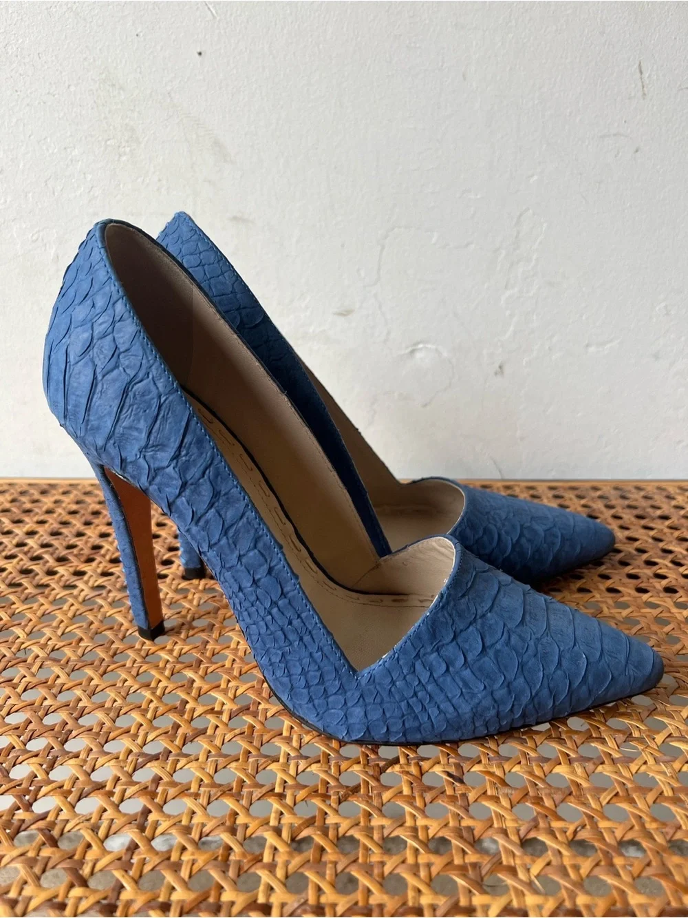Alice + Olivia Dina Suede Stiletto Heels